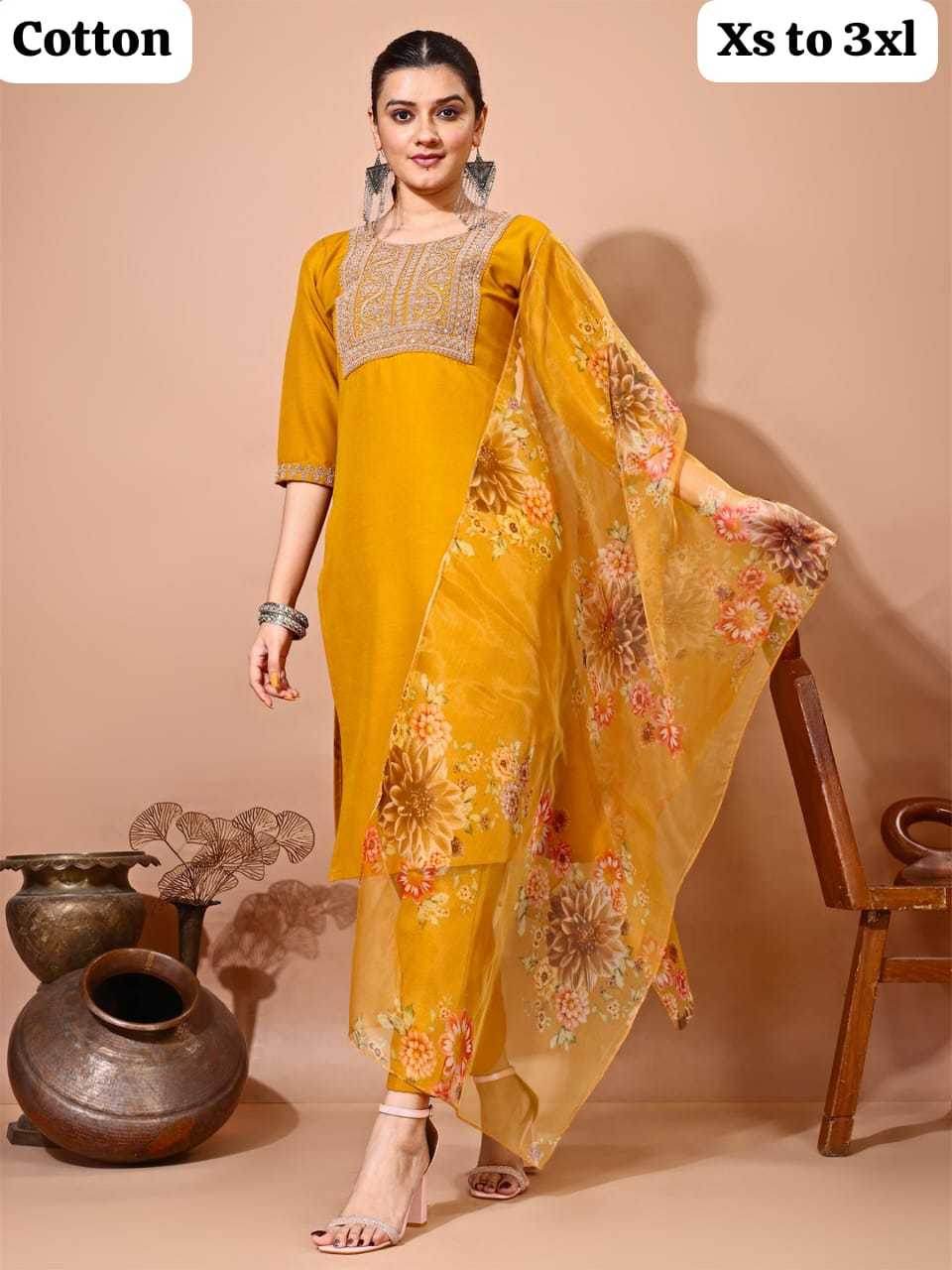 Silk Embroidered Kurti - MYLUXURY LANE ENTERPRISE